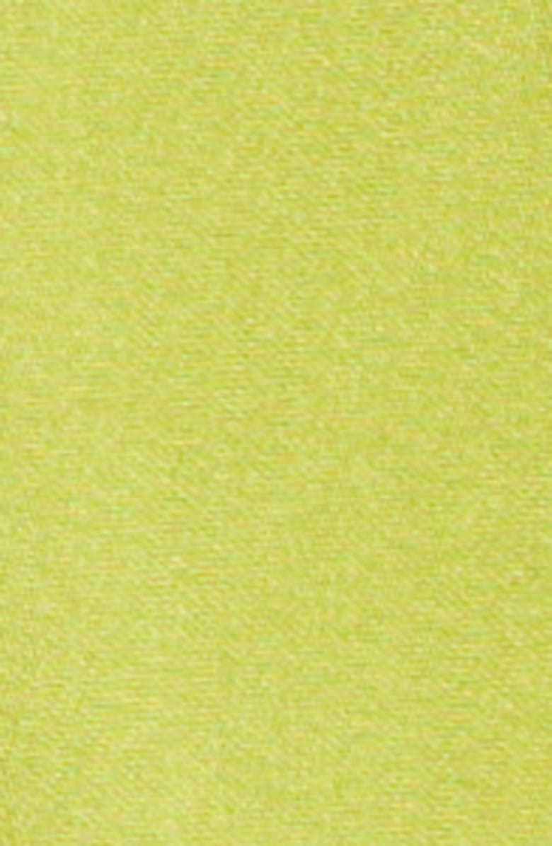 MILLE Ayla Pleated Midi Skirt, Alternate, color, Chartreuse Taffeta