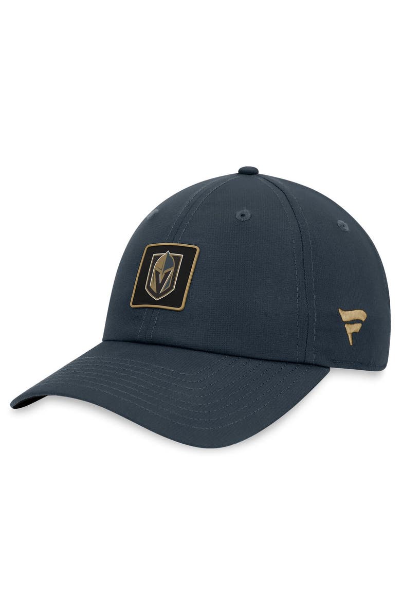 FANATICS Men's Fanatics Branded Gray Vegas Golden Knights Authentic Pro Rink Adjustable Hat, Main, color, Gray