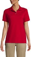 Lands' End School Uniform  Short Sleeve Interlock Polo Shirt