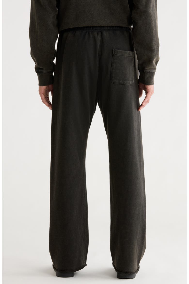 Honor Wide Leg Cotton Sweatpants, Alternate, color, GREY
