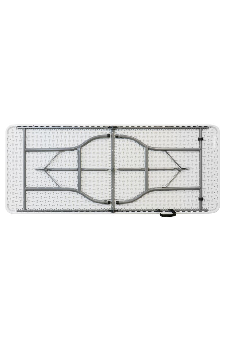 6 Foot Plastic Folding Table, Alternate, color, White