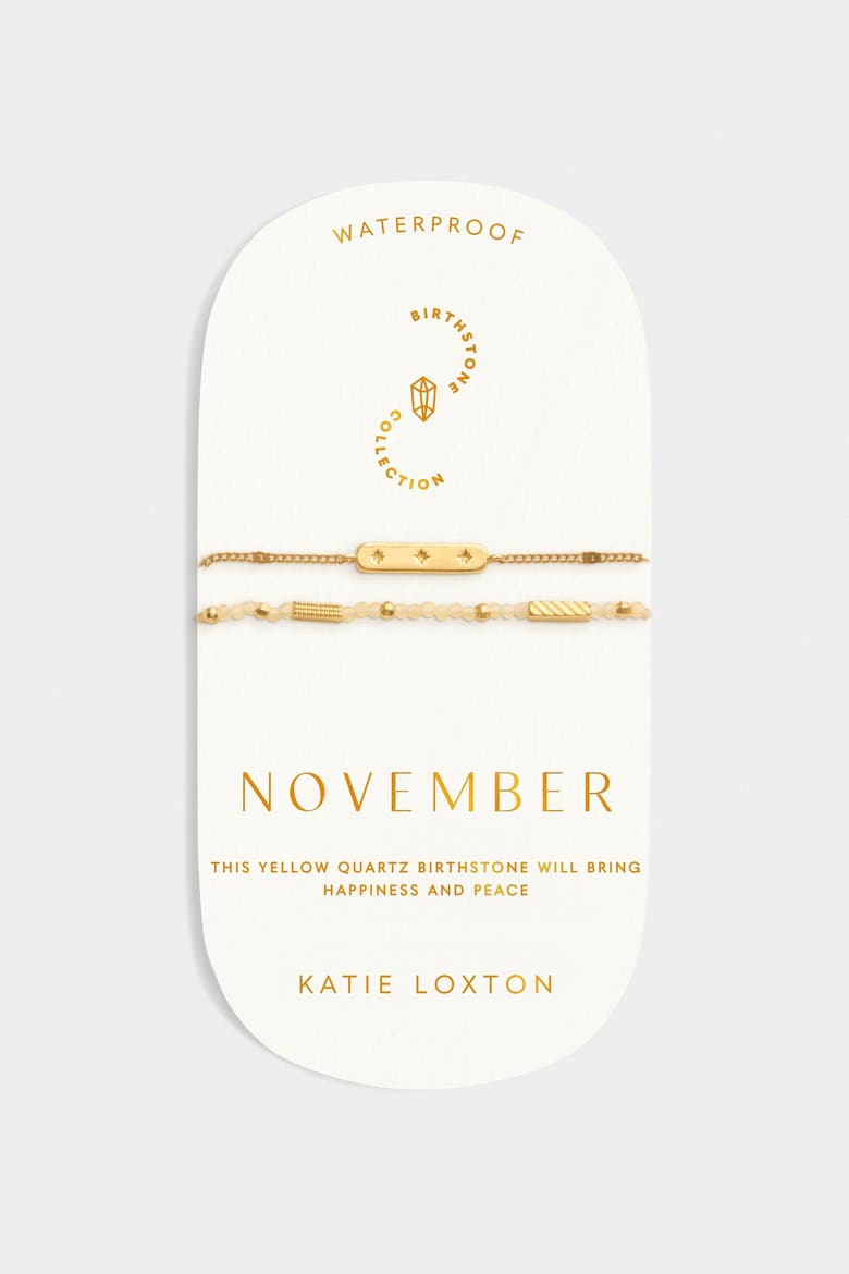 Birthstone Bracelet 'November', Main, color, November