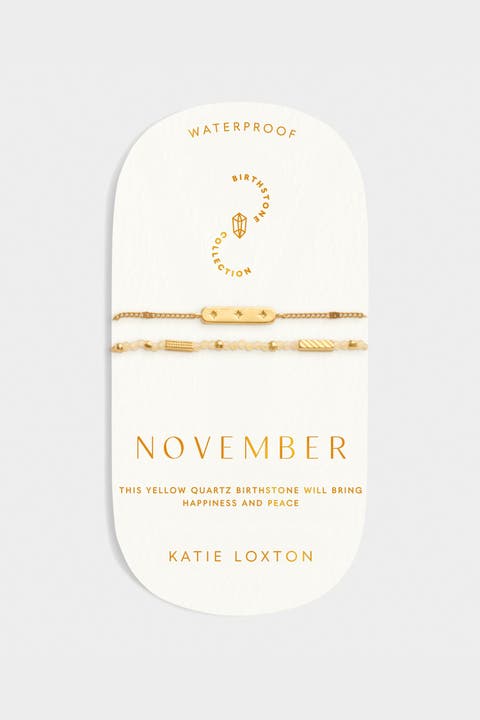 Birthstone Bracelet 'November'