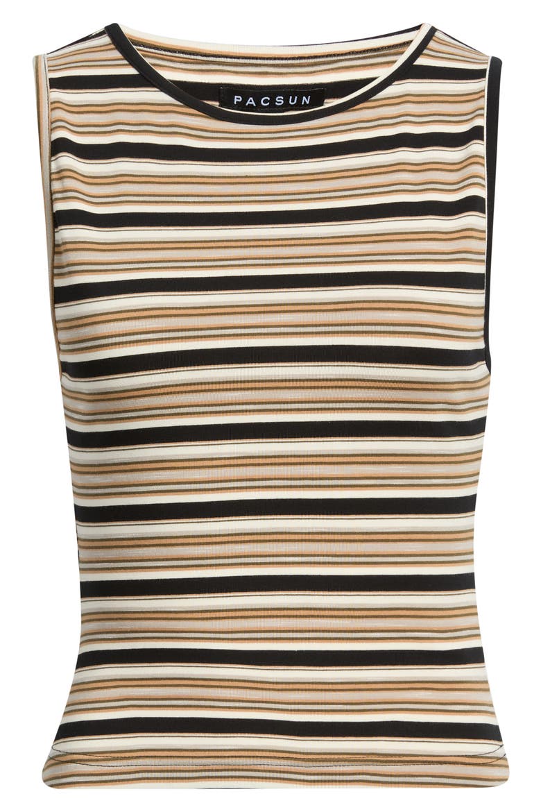 Faith Striped Tank, Alternate, color, BEIGE STRIPE