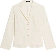 Theory Shrunken Organic Cotton Blazer