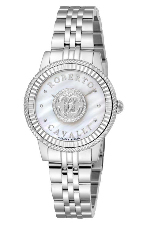 Mother-of-Pearl Bracelet Watch, 30mm