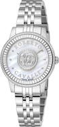 Roberto Cavalli by Franck Muller Mother-of-Pearl Bracelet Watch, 30mm