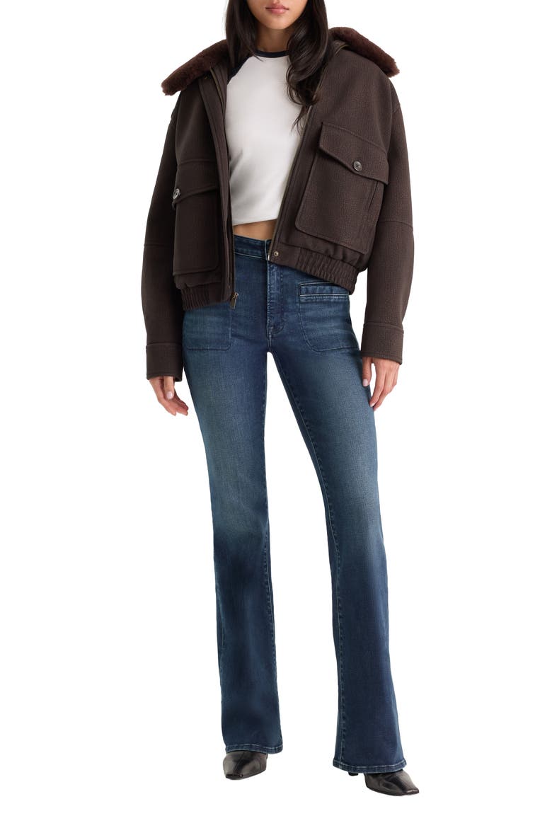 Good Legs Front Pocket Flare Jeans, Alternate, color, LYRICAL