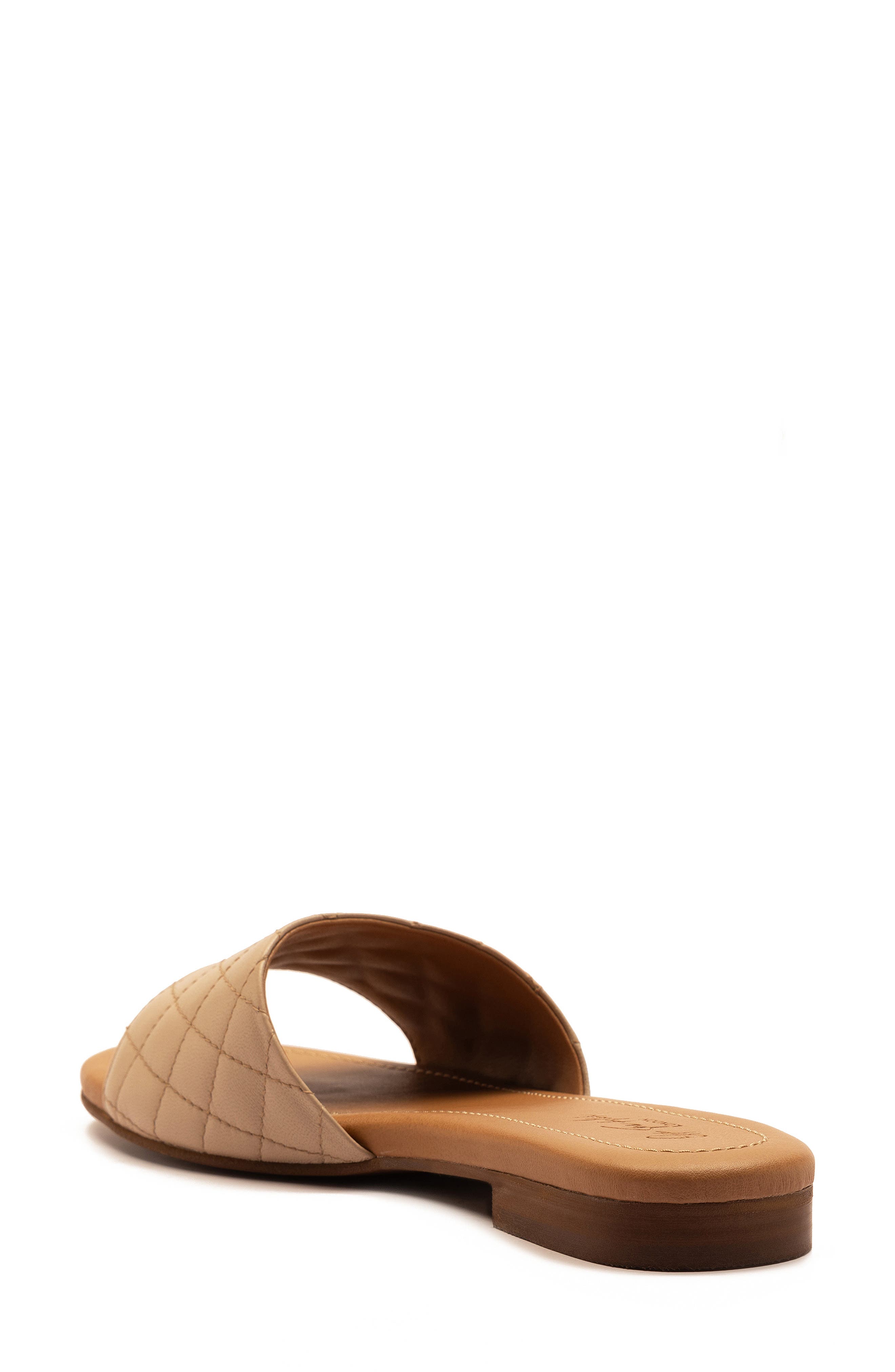 OFF THE HOOK LONDON Kingsway Diamond Quilted Sandal, Alternate, color, 