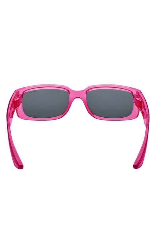 Nike Variant I 56mm Rectangle Sunglasses In Pink