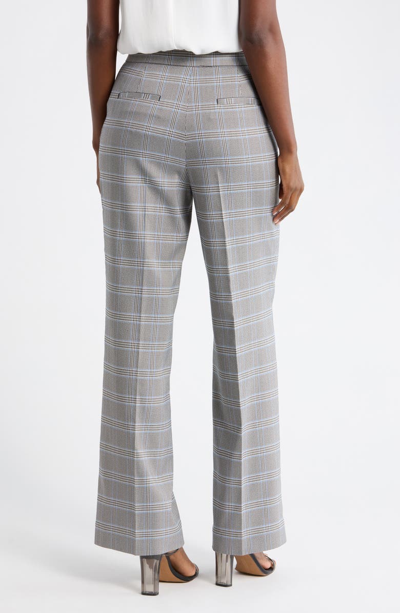 Elie Tahari The Kensington Plaid Pants, Alternate, color, Kensington Plaid