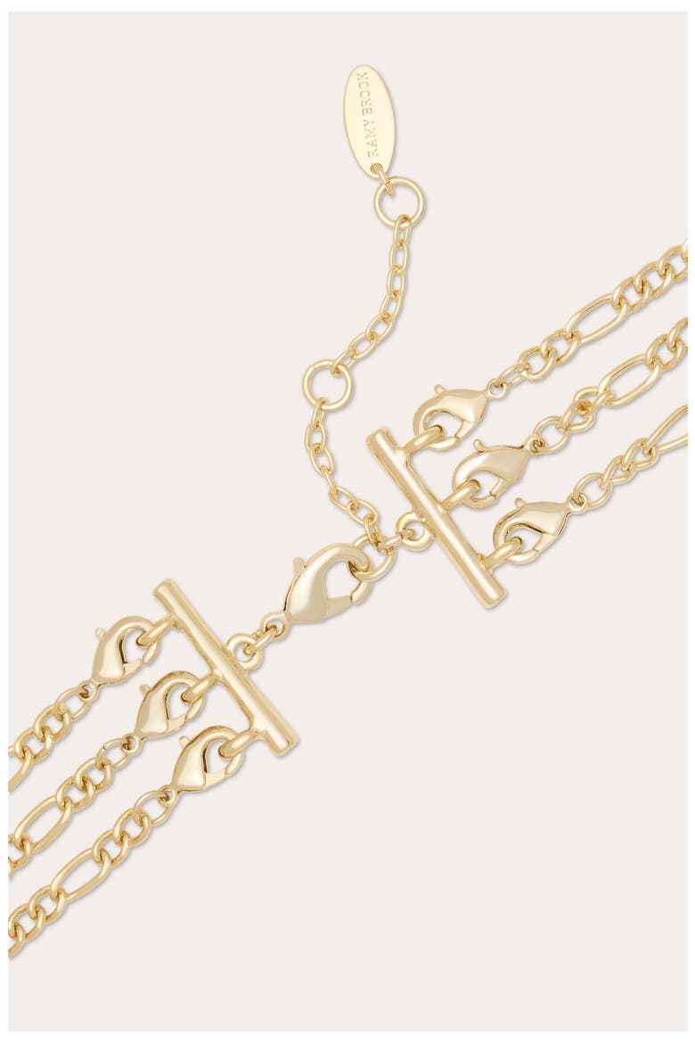 Aria Layered Charm Necklace, Alternate, color, GOLD
