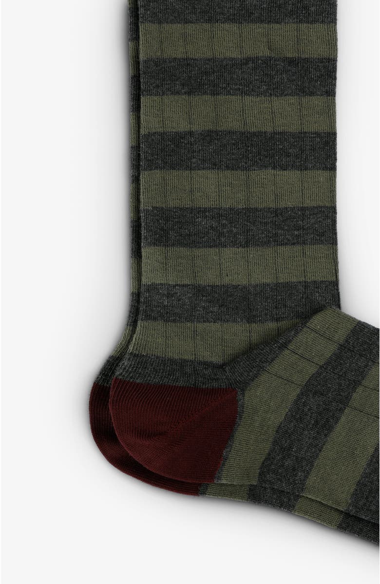 Scalpers Stripes L Socks, Alternate, color, Grey