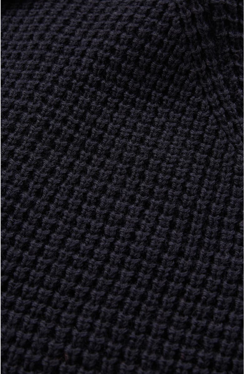 Celtic & Co. British Waffle Stitch Cardigan, Alternate, color, Dark Navy