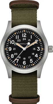 Hamilton Khaki Field Mechanical NATO Strap Watch, 42mm