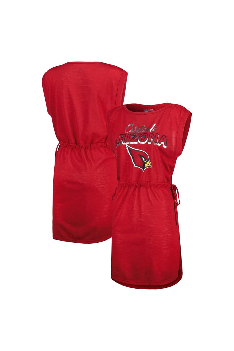 Women's G-III 4Her by Carl Banks Cardinal Arizona Cardinals G.O.A.T. Swimsuit Cover-Up, Main, color, Cardinal