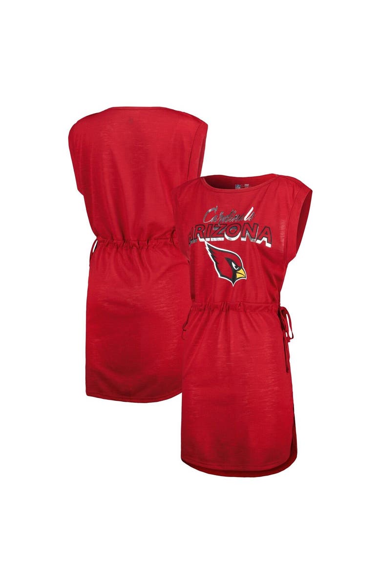 G-III 4HER BY CARL BANKS Women's G-III 4Her by Carl Banks Cardinal Arizona Cardinals G.O.A.T. Swimsuit Cover-Up, Main, color, Cardinal