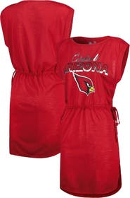 G-III 4HER BY CARL BANKS Women's G-III 4Her by Carl Banks Cardinal Arizona Cardinals G.O.A.T. Swimsuit Cover-Up
