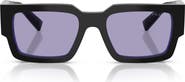 Prada 54mm Rectangular Sunglasses