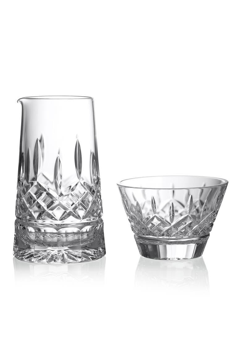 Lismore Crystal Sugar & Creamer Set, Main, color, NO COLOR
