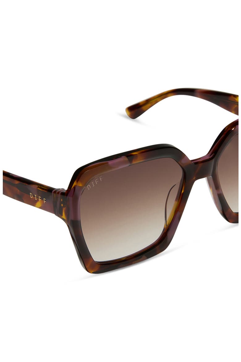 Sloane 54mm Square Sunglasses, Alternate, color, BROWN GRADIENT