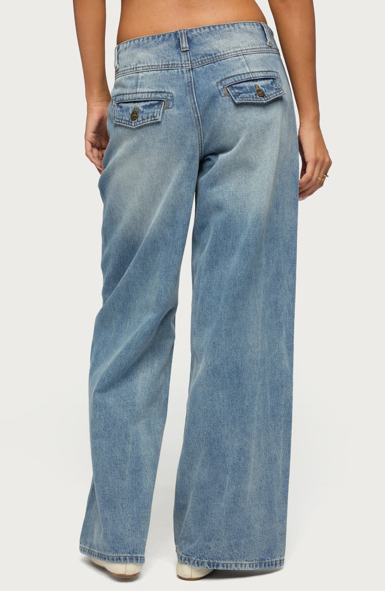 EDIKTED Meredith Wide Leg Jeans, Alternate, color, Light-Blue