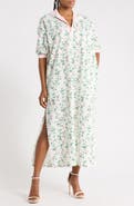 Longchamp Floral Short Sleeve Polo Dress