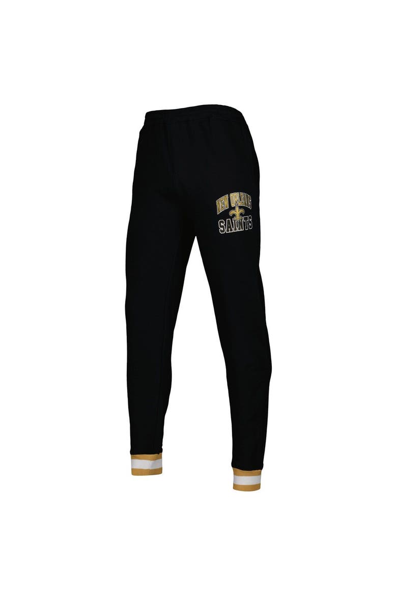 Men's Starter Black New Orleans Saints Blitz Fleece Jogger Pants, Alternate, color, Black