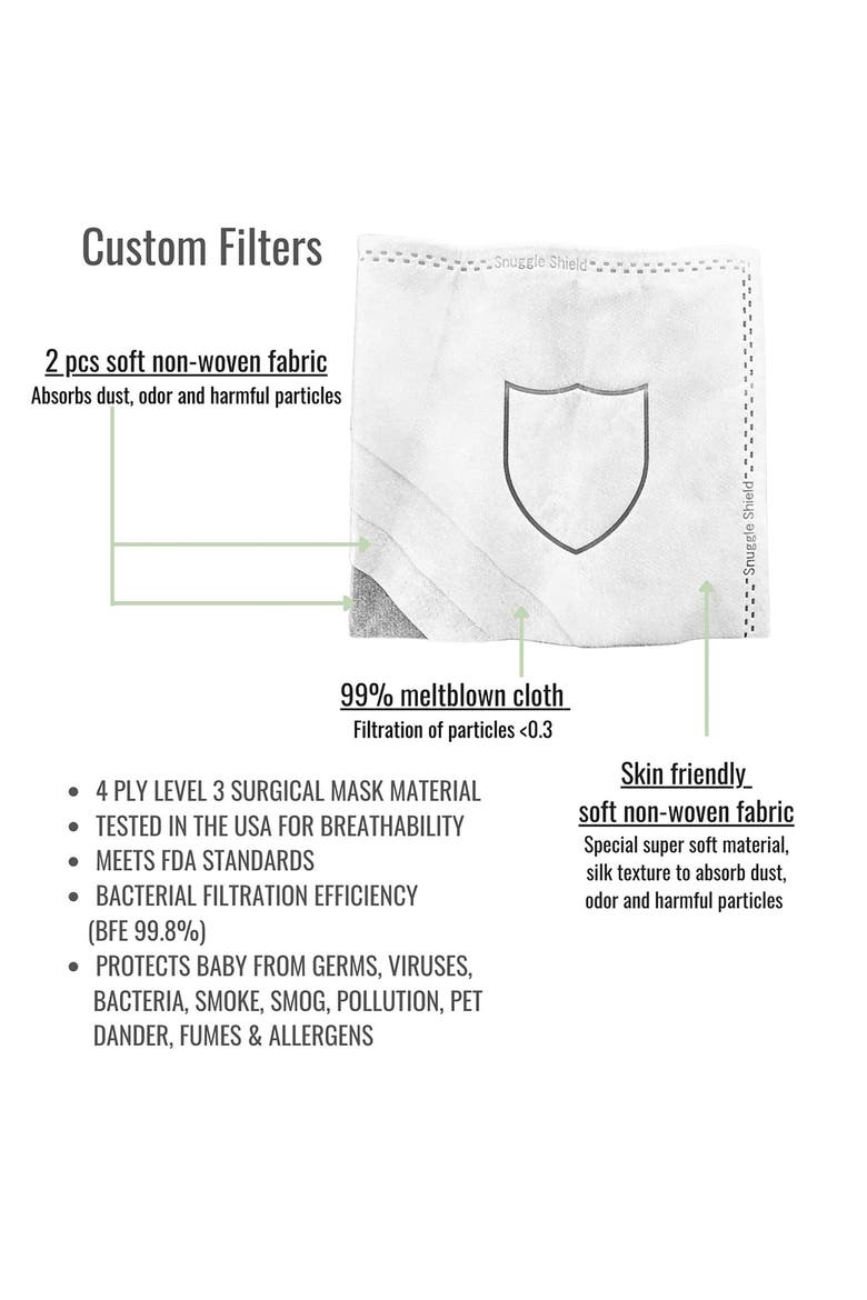 Multiuse Infant Cover Filter Pack, Alternate, color, WHITE