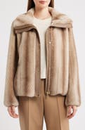 Via Spiga Faux Fur Bomber