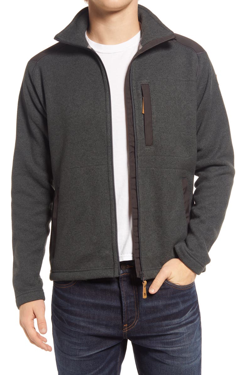 Fjällräven Buck Fleece Jacket, Main, color, Graphite