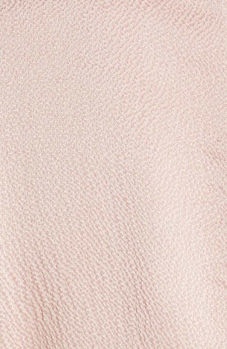 Mansur Gavriel Puff Sleeve Hammered Silk Blouse, Alternate, color,