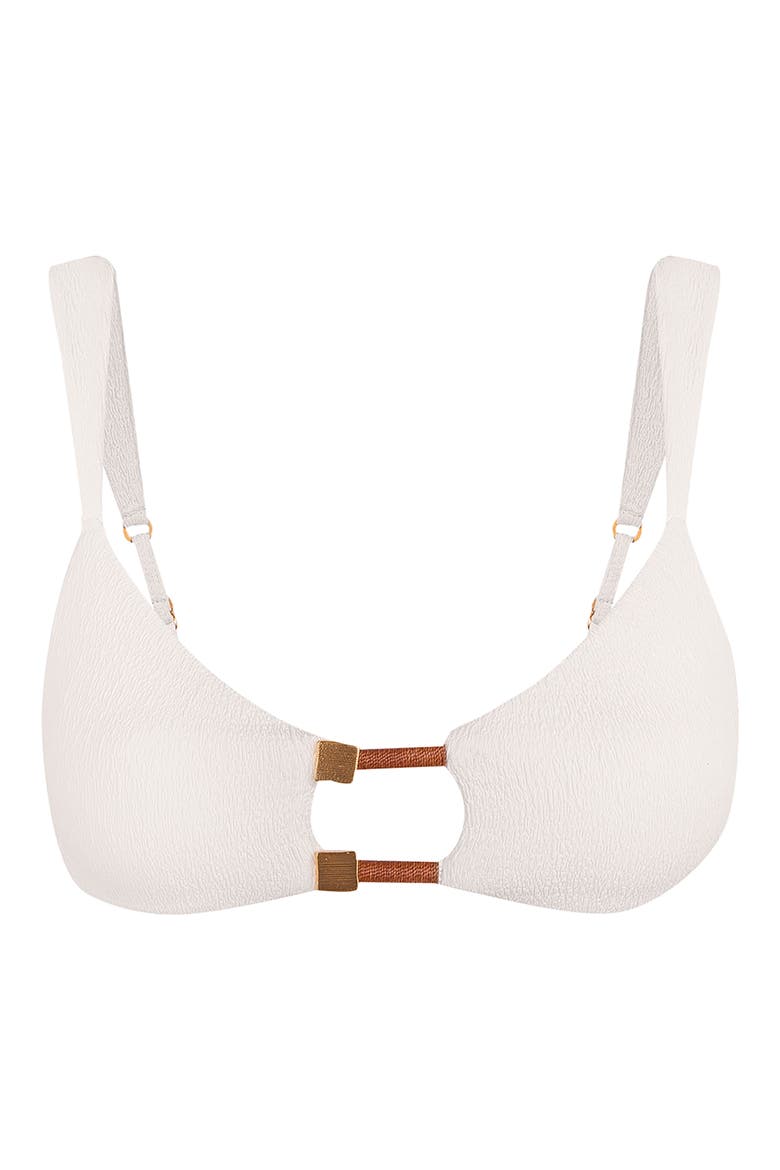 Firenze Aika Erin Bikini Top, Alternate, color, WHITE