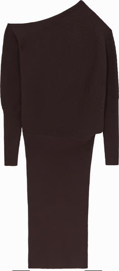 Lara Off the Shoulder Long Sleeve Sweater Dress