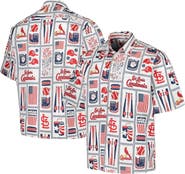 Reyn Spooner Men's Reyn Spooner White St. Louis Cardinals Americana Button-Up Shirt