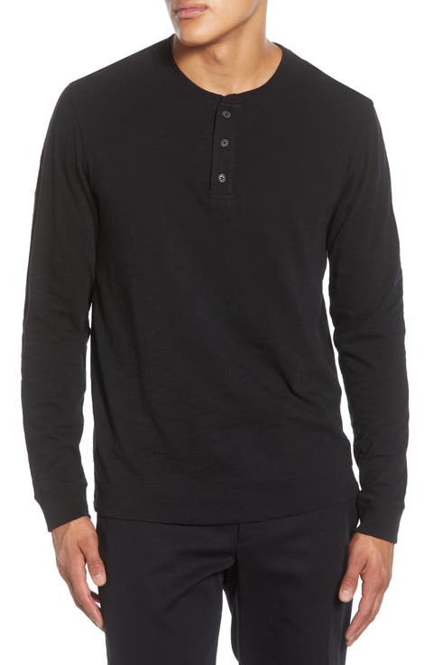 Long Sleeve Slub Henley