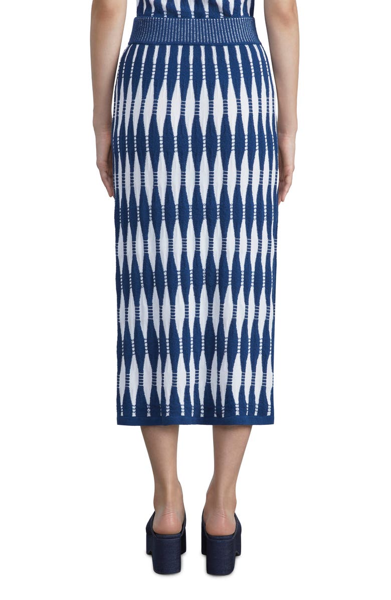 Lafayette 148 New York Shibori Effect Matte Knit Skirt, Alternate, color,