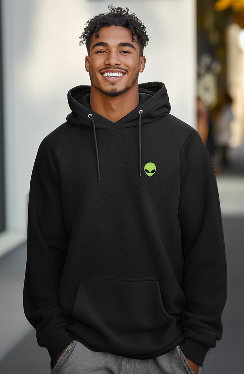 Dalix Alien All Day Hoodie, Alternate, color, Black