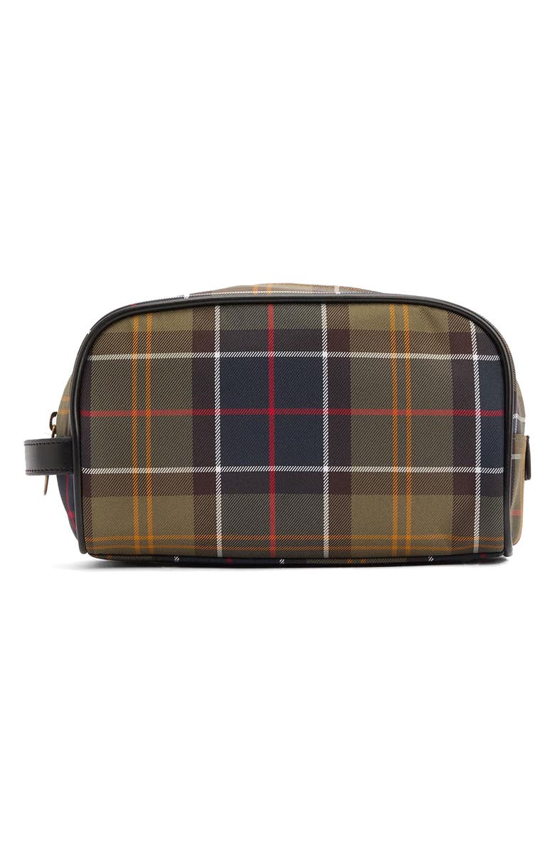 Barbour Tartan Plaid Washbag, Alternate, color, Classic/ Beacon