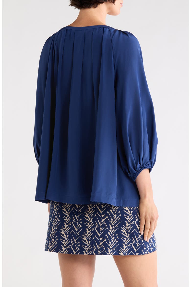 Eden Silk Top, Alternate, color, CLASSIC NAVY