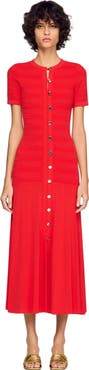 SANDRO Knit maxi dress