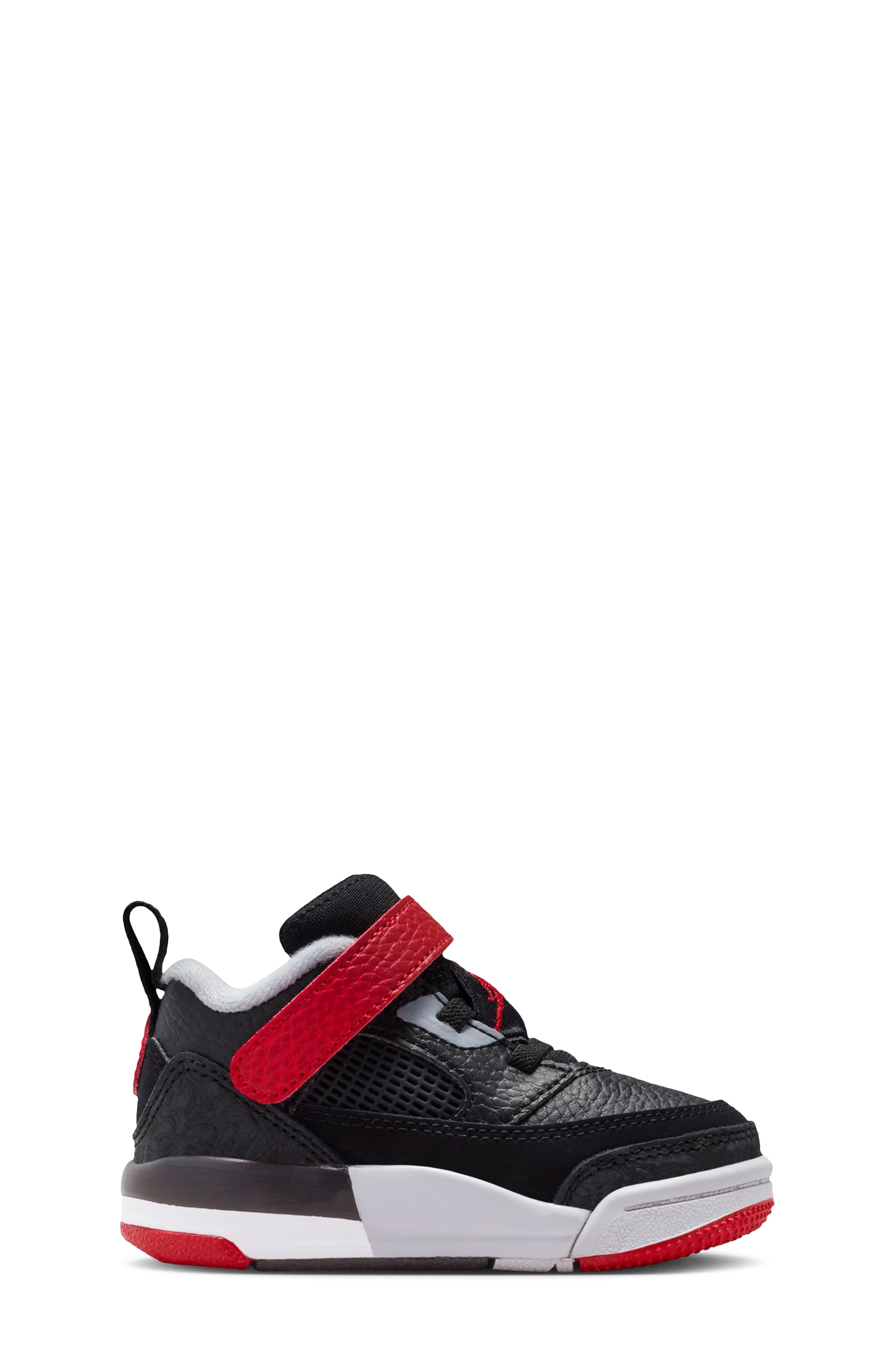 Jordan Kids' Spizike Low Top Sneaker, Alternate, color, Black/ Gym Red/ Grey/ White