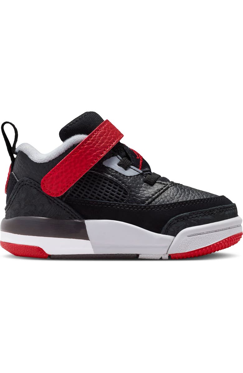 Jordan Kids' Spizike Low Top Sneaker, Alternate, color, Black/ Gym Red/ Grey/ White
