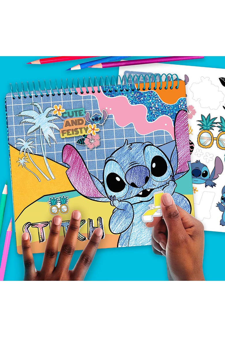 Disney Stitch Color & Collage Set, Alternate, color, Multicolored
