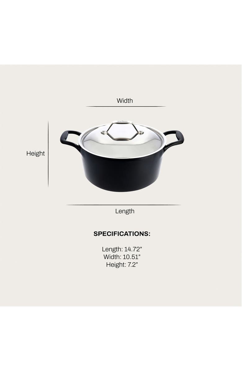 All-Clad 6-Quart Enameled Cast Iron Dutch Oven, Alternate, color, 