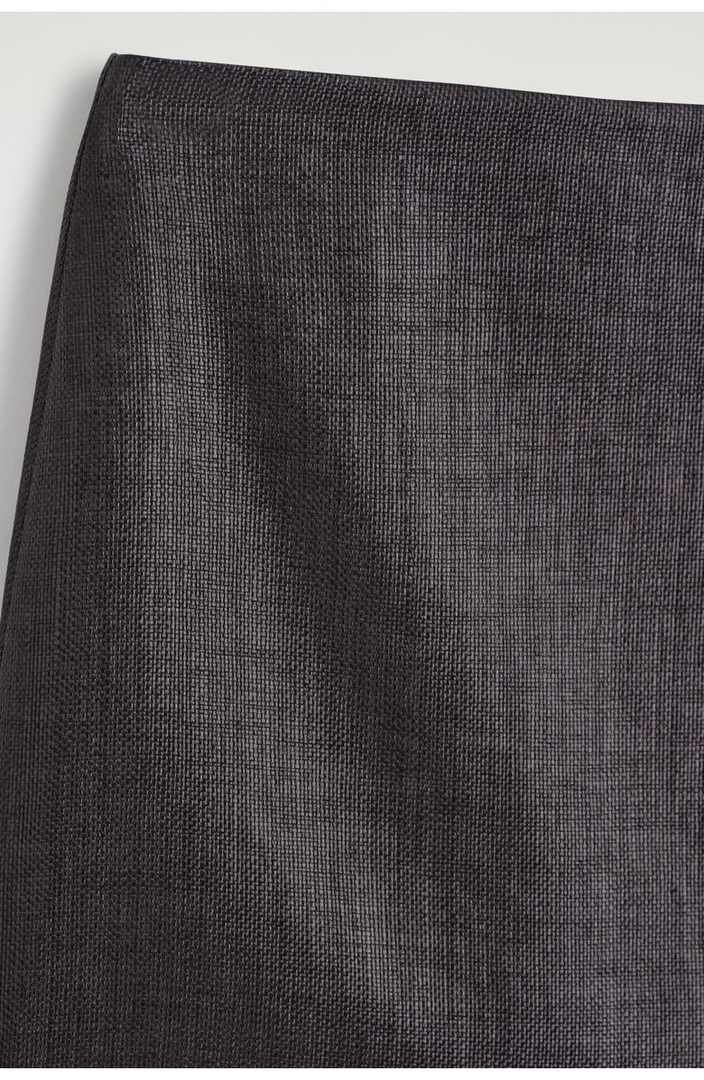 COS Textured Mini Skirt, Alternate, color, Dark Gray