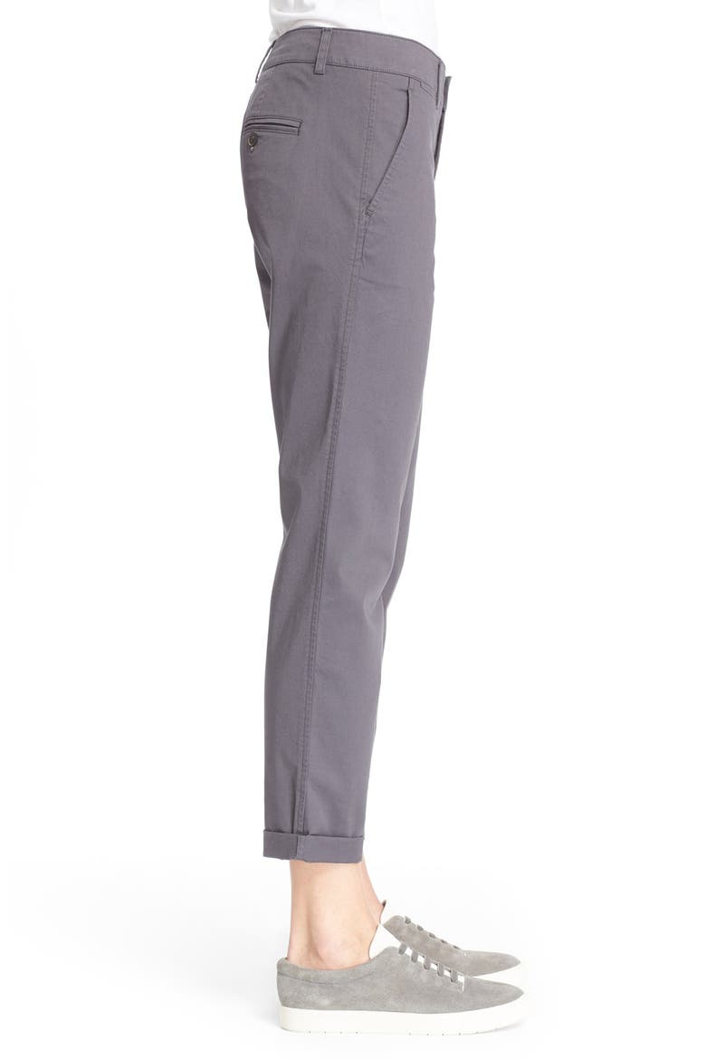 Boyfriend Trousers, Alternate, color, IRON