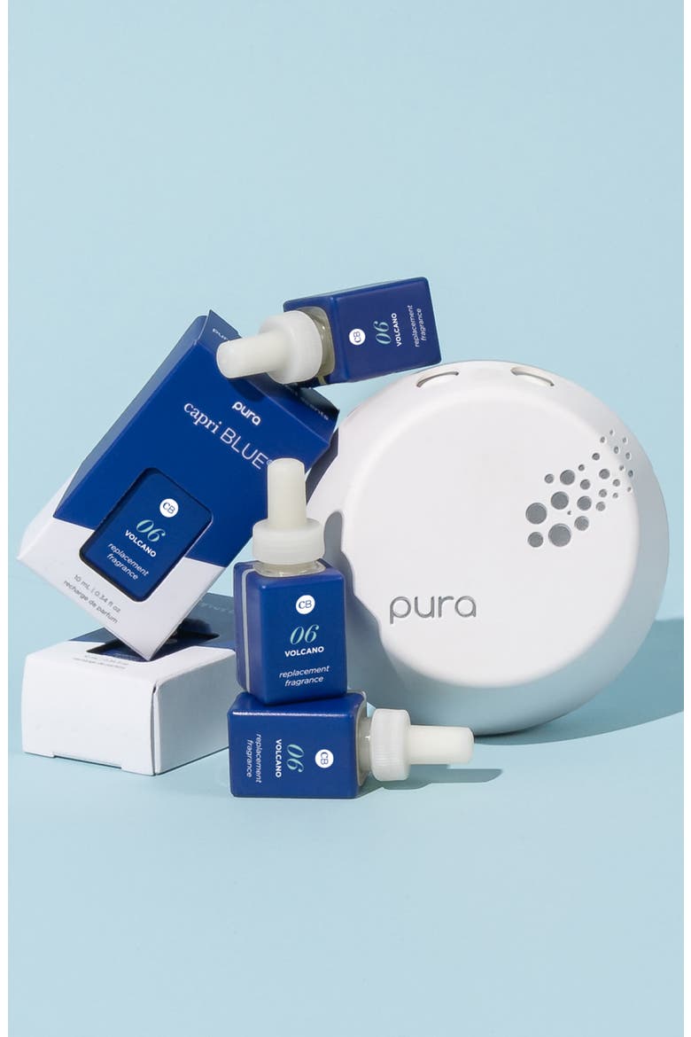 x Capri Blue Smart Home Diffuser & 4 Fragrance Refills Set, Alternate, color, BLUE