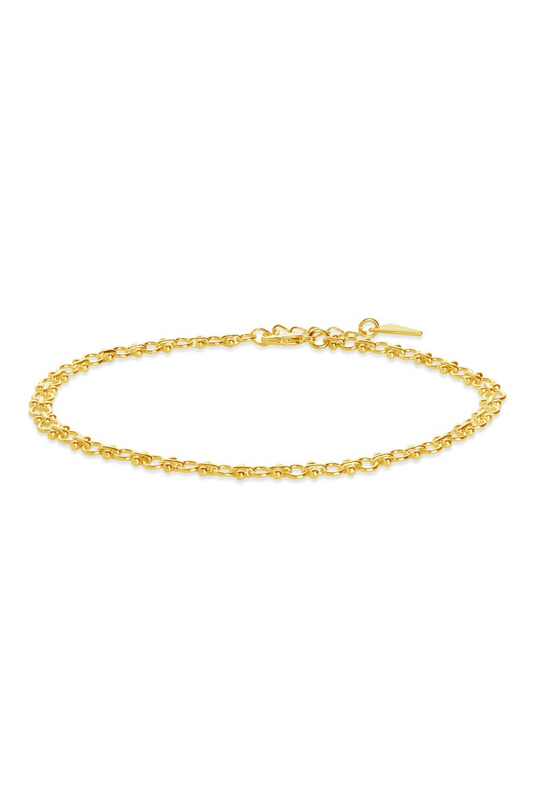 Nadia Chain Anklet, Alternate, color, GOLD