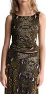 Diane von Furstenberg Athena Reversible Mesh Top